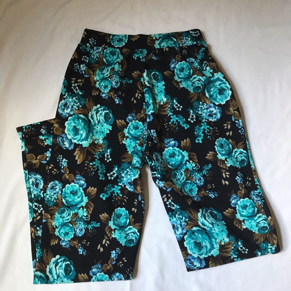 Joe Benbasset Floral Print Tapered Leg Pants - Picture 5 of 6
